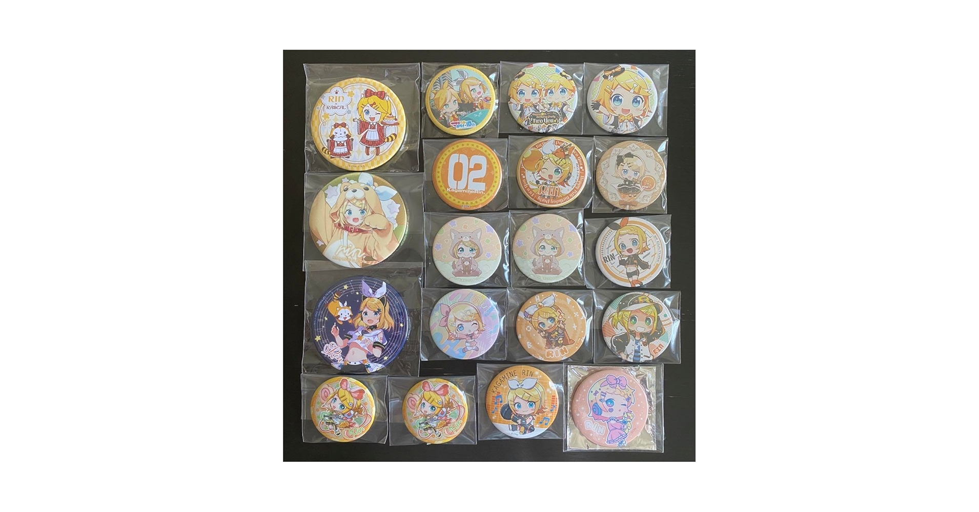 Amazon.co.jp: 鏡音リン・レン 缶バッジ まとめ売り 鏡音リン